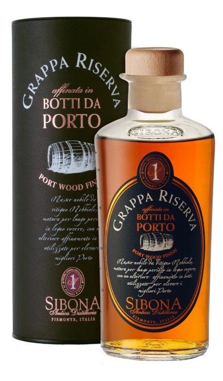 Grappa Riserva Botti da Porto Sibona Astuccio