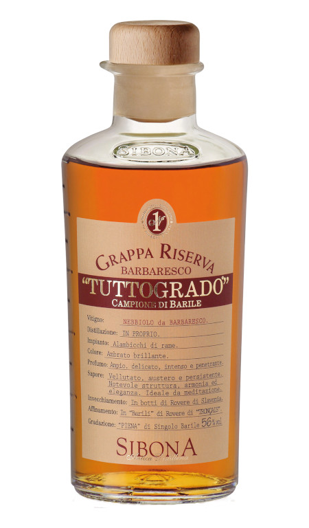 Grappa Tuttogrado di Barbaresco Sibona