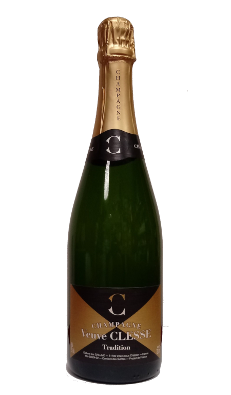 Champagne Black Label Brut Veuve Clesse J. Charpentier