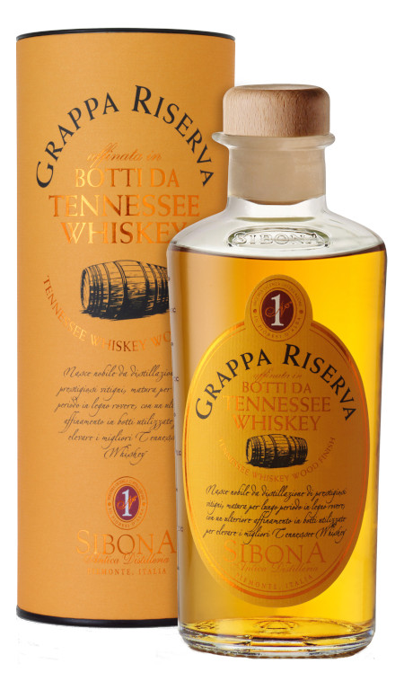 Grappa Riserva Botti da Whiskey Sibona Astuccio