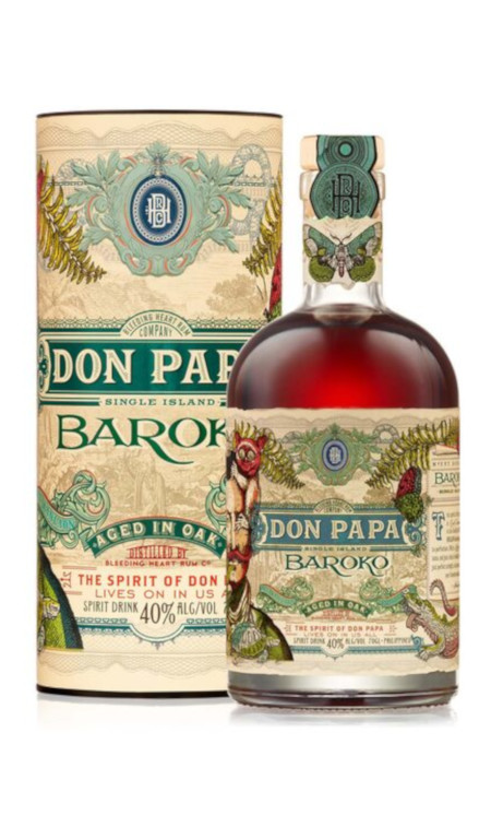 Rum Baroko Don Papa con Astuccio