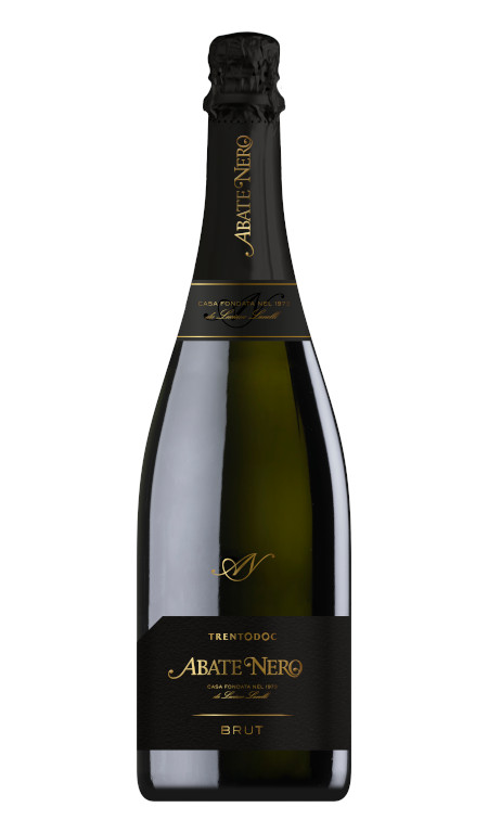 Spumante Metodo Classico Trento Brut Abate Nero