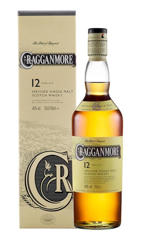 Whisky Speyside Single Malt 12 anni Cragganmore Astucciato