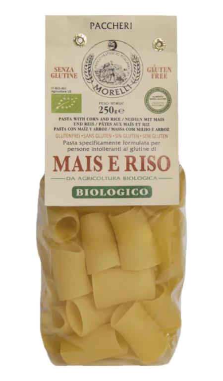 Paccheri al mais e riso Bio Morelli Antico Pastificio