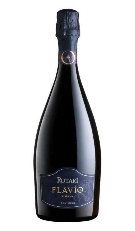 Spumante Metodo Classico Trento Doc Brut Riserva Flavio 2015 Rotari