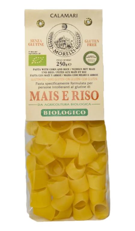 Calamari al mais e riso Bio Morelli Antico Pastificio