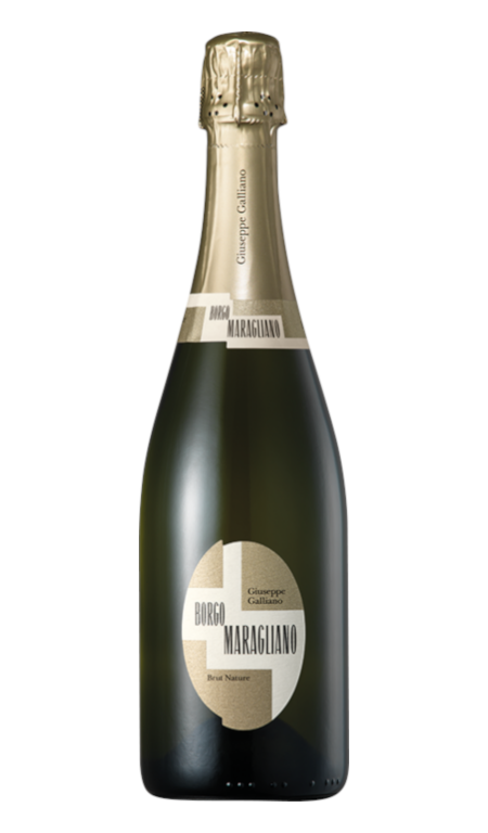 Spumante Metodo Classico Giuseppe Galliano Brut Nature 2018 Borgo Maragliano
