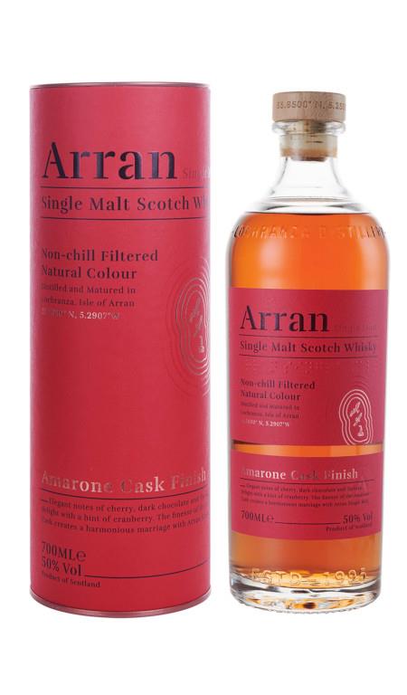Single Malt Scotch Whisky Amarone Cask Arran Astucciato
