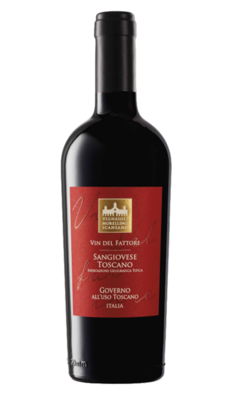 Sangiovese Toscano Igt Vin del Fattore Governo all'Uso Toscano 2023 Vignaioli del Morellino di Scansano