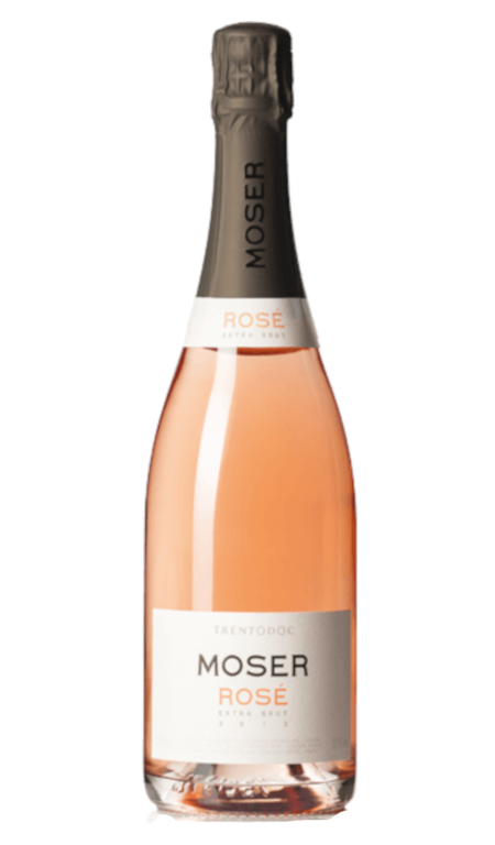 Spumante Metodo Classico Trento Doc Rosé Extra Brut 2019 Moser