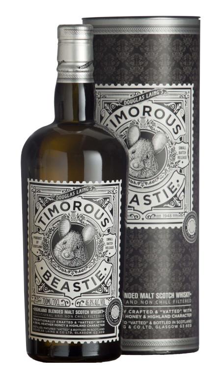 Highland Blended Malt Scotch Whisky Timorous Beastie Astucciato