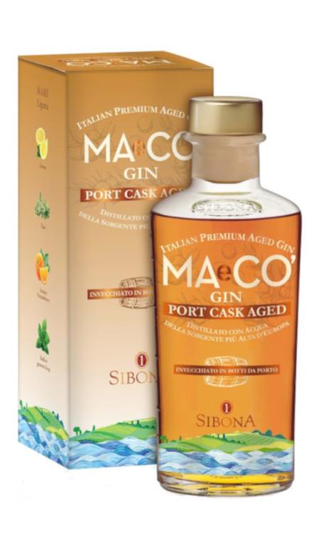 MAeCo' Gin Port Cask Aged Sibona Astucciato