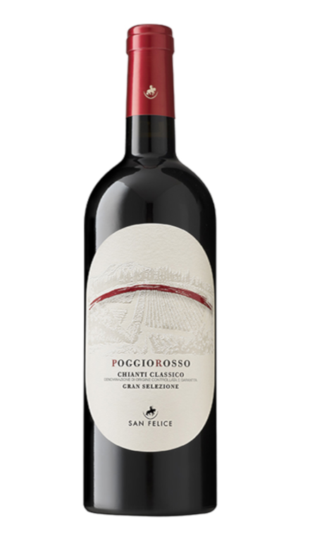Chianti Classico Gran Selezione Poggio Rosso 2020 San Felice Magnum lt1,5 Cassa Legno