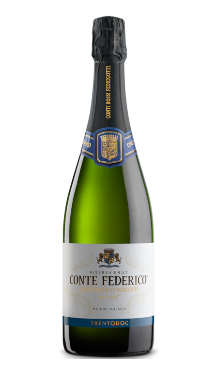 Spumante Metodo Classico Trento Riserva Brut Conte Federico 2018 Conti Bossi Fedrigotti Masi