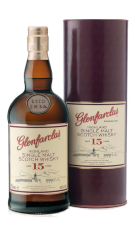 Single Malt Scotch Whisky 15 anni Glenfarclas Astucciato